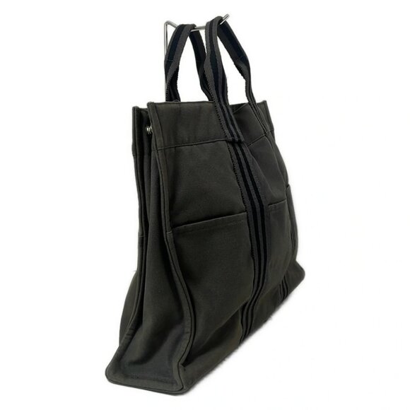 Auth HERMES Fourre Tout Tote PM - Gray Canvas None Tote Bag - Picture 2 of 9